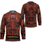 Aotearoa Iwi Rongowhakaata Hockey Jersey Maori Wharenui House Tribal Pattern