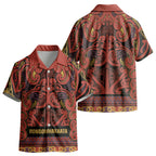 Aotearoa Iwi Rongowhakaata Kid Hawaiian Shirt Maori Wharenui House Tribal Pattern