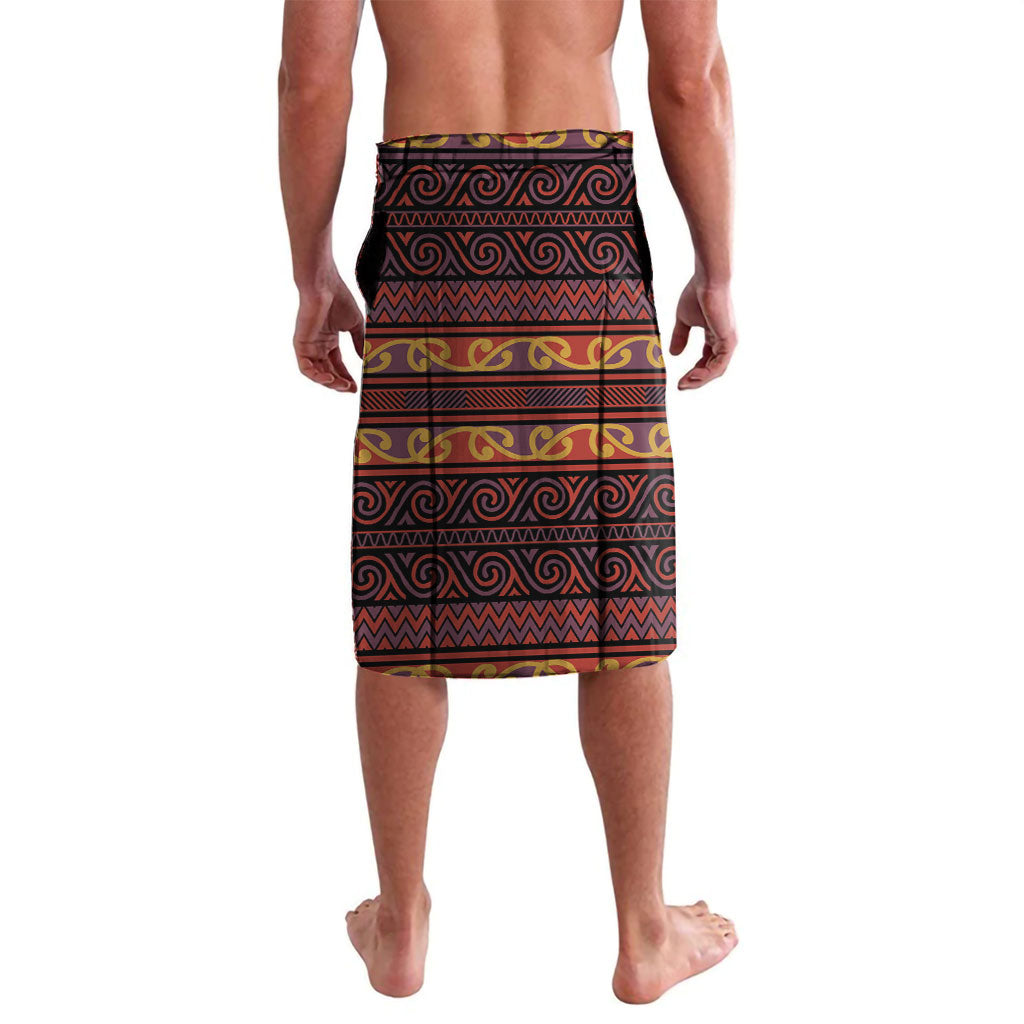 Aotearoa Iwi Rongowhakaata Lavalava Maori Wharenui House Tribal Pattern
