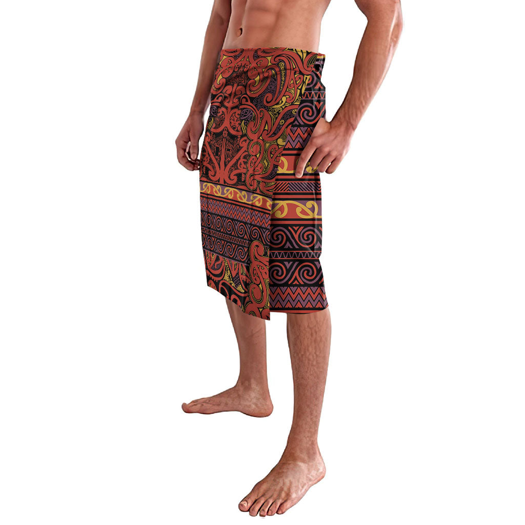 Aotearoa Iwi Rongowhakaata Lavalava Maori Wharenui House Tribal Pattern