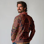 Aotearoa Iwi Rongowhakaata Long Sleeve Polo Shirt Maori Wharenui House Tribal Pattern