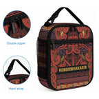 Aotearoa Iwi Rongowhakaata Lunch Bag Maori Wharenui House Tribal Pattern
