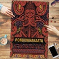 Aotearoa Iwi Rongowhakaata Puzzle Maori Wharenui House Tribal Pattern
