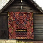 Aotearoa Iwi Rongowhakaata Quilt Maori Wharenui House Tribal Pattern