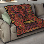Aotearoa Iwi Rongowhakaata Quilt Maori Wharenui House Tribal Pattern