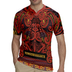 Aotearoa Iwi Rongowhakaata Rugby Jersey Maori Wharenui House Tribal Pattern