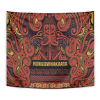 Aotearoa Iwi Rongowhakaata Tapestry Maori Wharenui House Tribal Pattern