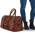 Aotearoa Iwi Rongowhakaata Travel Bag Maori Wharenui House Tribal Pattern