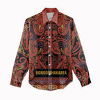 Aotearoa Iwi Rongowhakaata Women Casual Shirt Maori Wharenui House Tribal Pattern