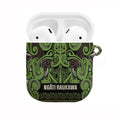 Aotearoa Iwi Ngati Raukawa AirPods Case Maori Wharenui House Tribal Pattern