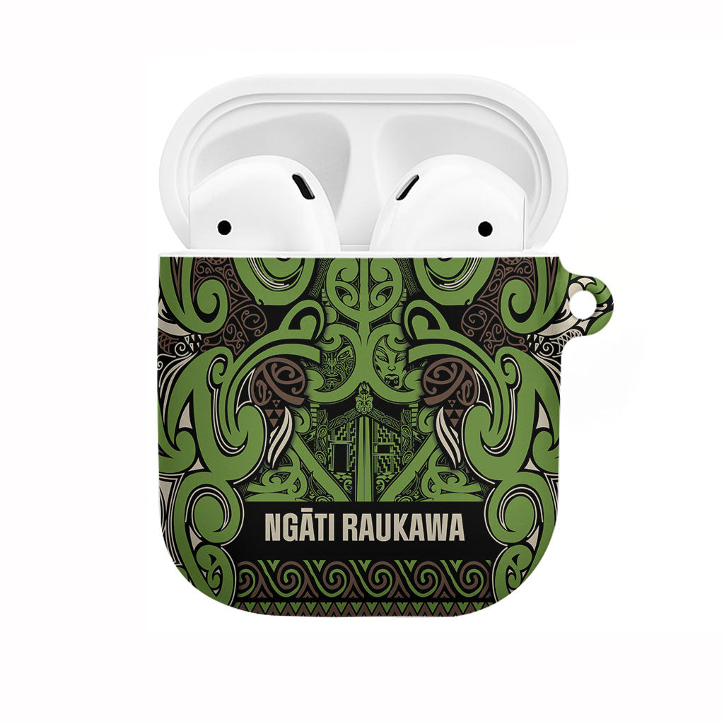 Aotearoa Iwi Ngati Raukawa AirPods Case Maori Wharenui House Tribal Pattern