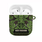 Aotearoa Iwi Ngati Raukawa AirPods Case Maori Wharenui House Tribal Pattern
