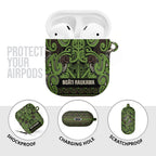 Aotearoa Iwi Ngati Raukawa AirPods Case Maori Wharenui House Tribal Pattern