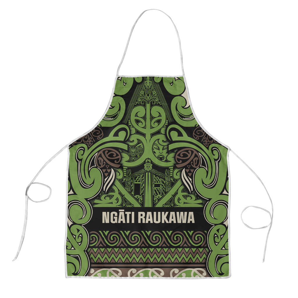 Aotearoa Iwi Ngati Raukawa Apron Maori Wharenui House Tribal Pattern