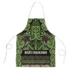 Aotearoa Iwi Ngati Raukawa Apron Maori Wharenui House Tribal Pattern