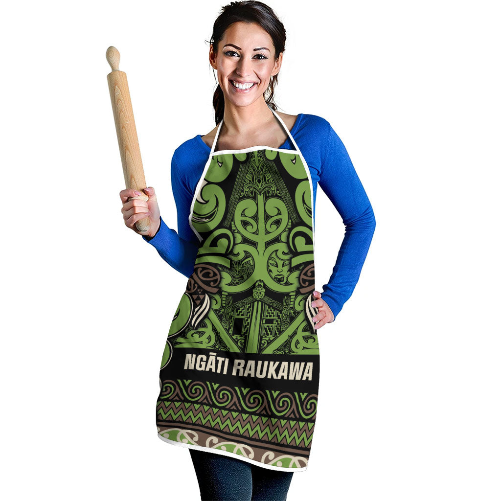 Aotearoa Iwi Ngati Raukawa Apron Maori Wharenui House Tribal Pattern