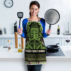 Aotearoa Iwi Ngati Raukawa Apron Maori Wharenui House Tribal Pattern