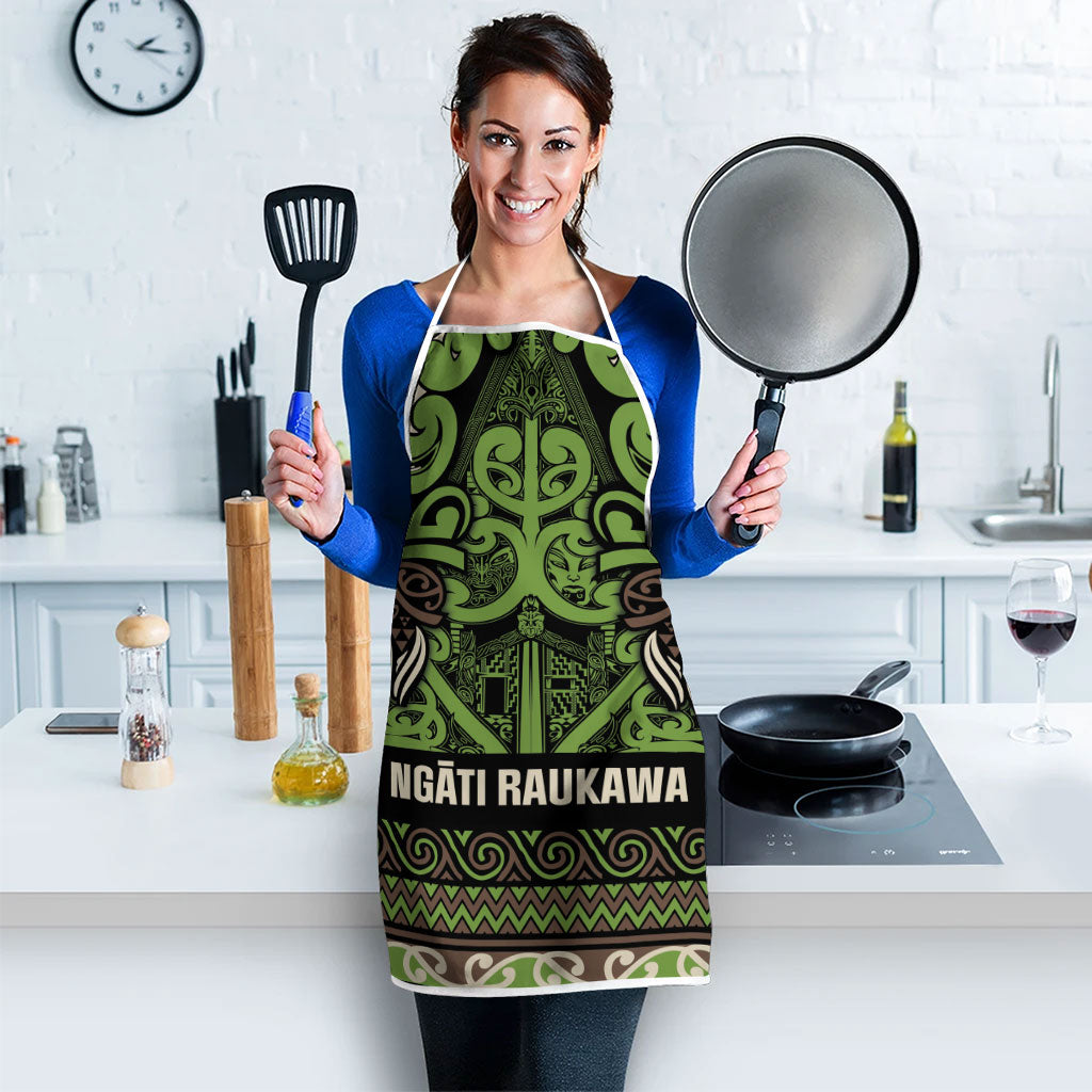 Aotearoa Iwi Ngati Raukawa Apron Maori Wharenui House Tribal Pattern