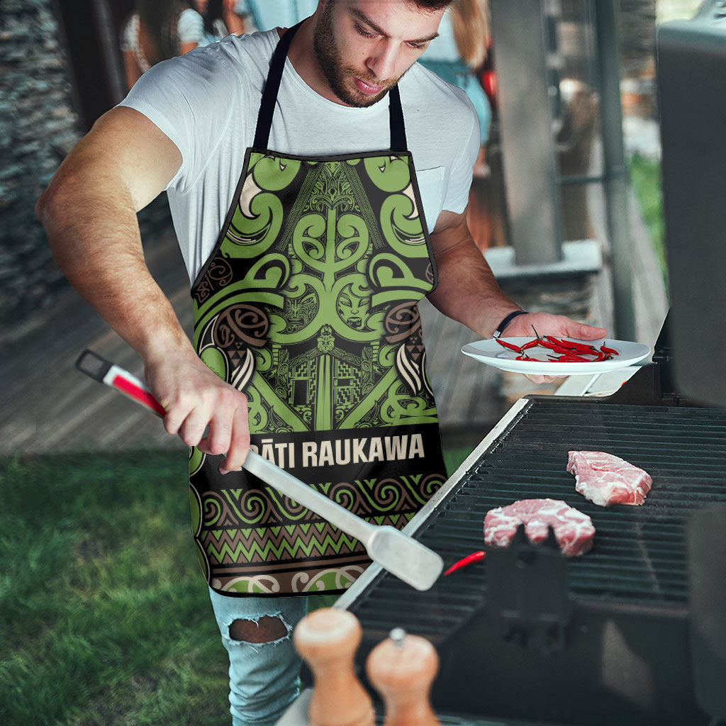 Aotearoa Iwi Ngati Raukawa Apron Maori Wharenui House Tribal Pattern