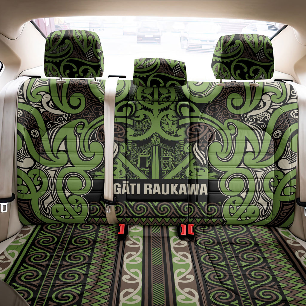Aotearoa Iwi Ngati Raukawa Back Car Seat Cover Maori Wharenui House Tribal Pattern