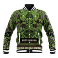Aotearoa Iwi Ngati Raukawa Baseball Jacket Maori Wharenui House Tribal Pattern