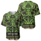 Aotearoa Iwi Ngati Raukawa Baseball Jersey Maori Wharenui House Tribal Pattern