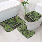 Aotearoa Iwi Ngati Raukawa Bathroom Set Maori Wharenui House Tribal Pattern