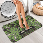 Aotearoa Iwi Ngati Raukawa Bathroom Set Maori Wharenui House Tribal Pattern