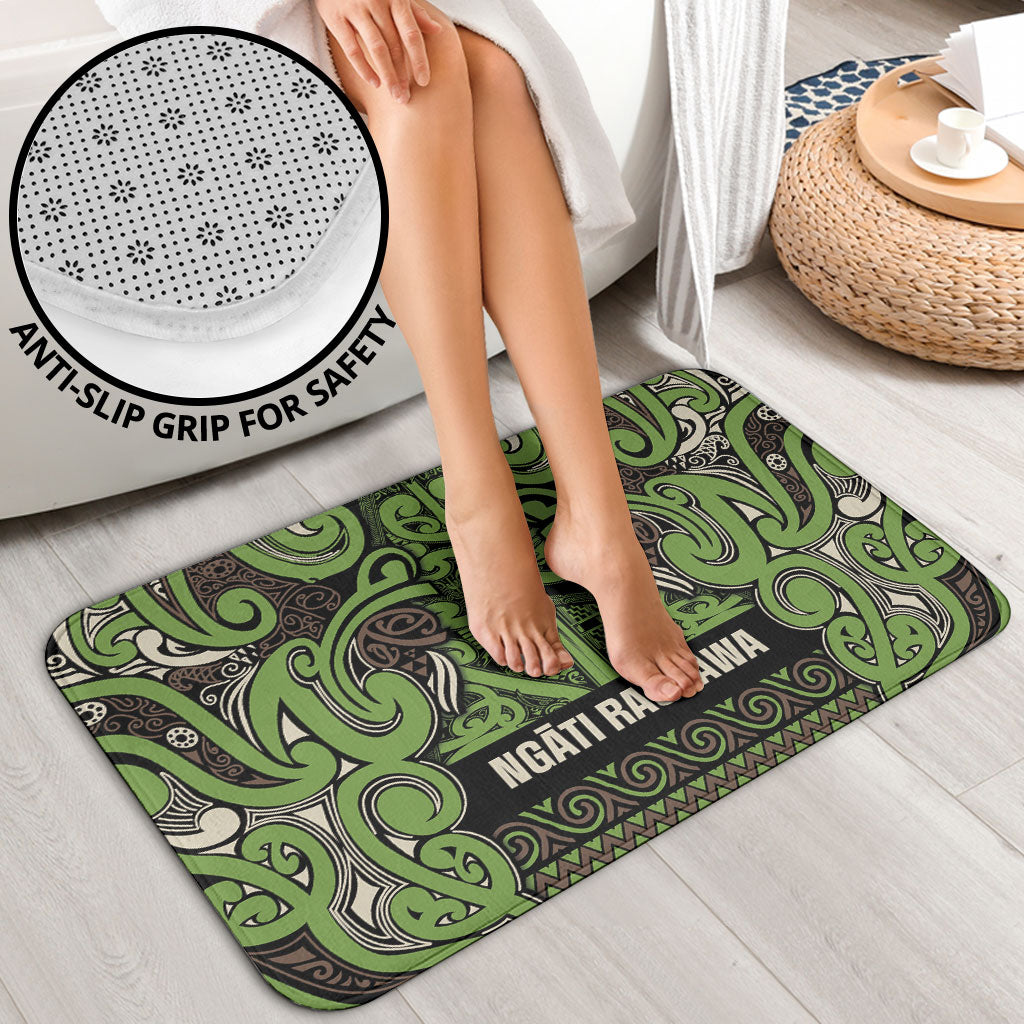 Aotearoa Iwi Ngati Raukawa Bathroom Set Maori Wharenui House Tribal Pattern