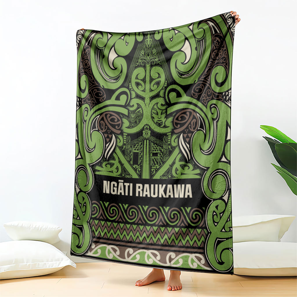 Aotearoa Iwi Ngati Raukawa Blanket Maori Wharenui House Tribal Pattern
