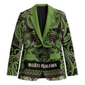 Aotearoa Iwi Ngati Raukawa Blazer Maori Wharenui House Tribal Pattern