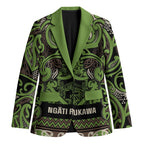 Aotearoa Iwi Ngati Raukawa Blazer Maori Wharenui House Tribal Pattern