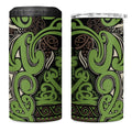 Aotearoa Iwi Ngati Raukawa 4 in 1 Can Cooler Tumbler Maori Wharenui House Tribal Pattern