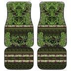 Aotearoa Iwi Ngati Raukawa Car Mats Maori Wharenui House Tribal Pattern