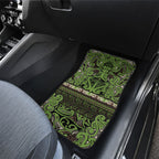 Aotearoa Iwi Ngati Raukawa Car Mats Maori Wharenui House Tribal Pattern