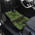 Aotearoa Iwi Ngati Raukawa Car Mats Maori Wharenui House Tribal Pattern