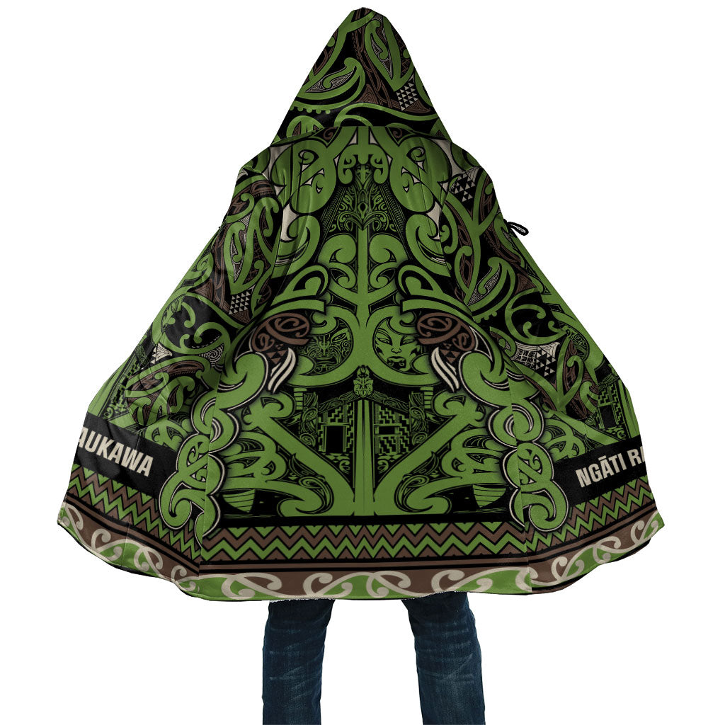 Aotearoa Iwi Ngati Raukawa Cloak Maori Wharenui House Tribal Pattern
