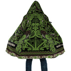 Aotearoa Iwi Ngati Raukawa Cloak Maori Wharenui House Tribal Pattern