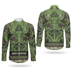Aotearoa Iwi Ngati Raukawa Couples Matching Tank Maxi Dress and Long Sleeve Button Shirt Maori Wharenui House Tribal Pattern
