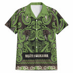 Aotearoa Iwi Ngati Raukawa Hawaiian Shirt Maori Wharenui House Tribal Pattern