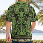 Aotearoa Iwi Ngati Raukawa Hawaiian Shirt Maori Wharenui House Tribal Pattern