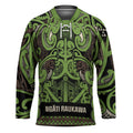 Aotearoa Iwi Ngati Raukawa Hockey Jersey Maori Wharenui House Tribal Pattern