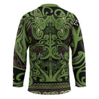 Aotearoa Iwi Ngati Raukawa Hockey Jersey Maori Wharenui House Tribal Pattern