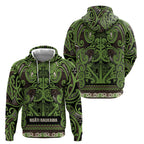 Aotearoa Iwi Ngati Raukawa Hoodie Maori Wharenui House Tribal Pattern
