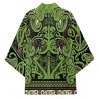 Aotearoa Iwi Ngati Raukawa Kimono Maori Wharenui House Tribal Pattern