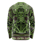 Aotearoa Iwi Ngati Raukawa Long Sleeve Shirt Maori Wharenui House Tribal Pattern