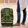 Aotearoa Iwi Ngati Raukawa Luggage Cover Maori Wharenui House Tribal Pattern