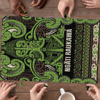 Aotearoa Iwi Ngati Raukawa Puzzle Maori Wharenui House Tribal Pattern