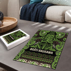 Aotearoa Iwi Ngati Raukawa Puzzle Maori Wharenui House Tribal Pattern