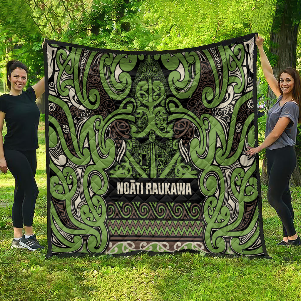 Aotearoa Iwi Ngati Raukawa Quilt Maori Wharenui House Tribal Pattern